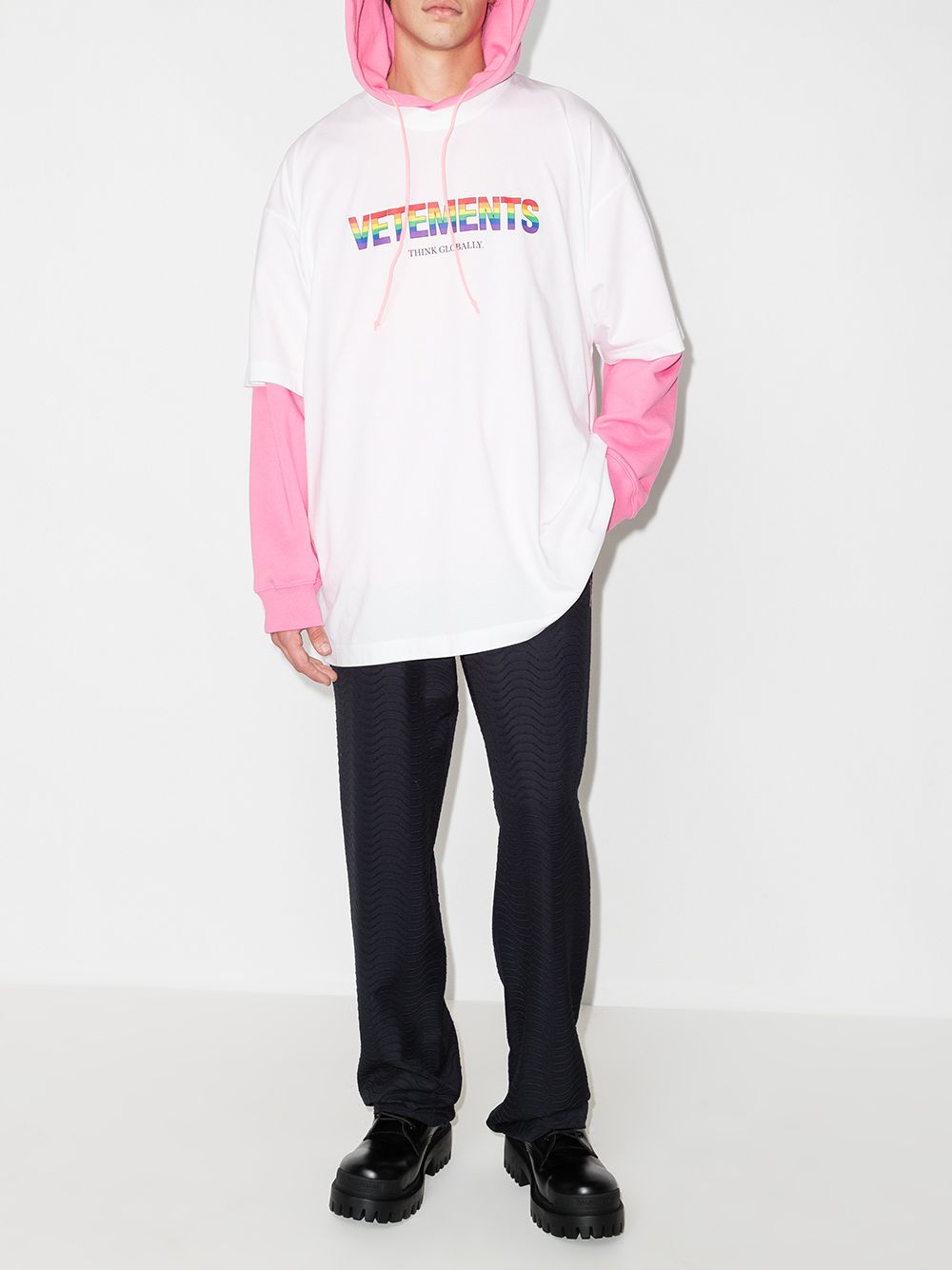 фото Vetements футболка с логотипом