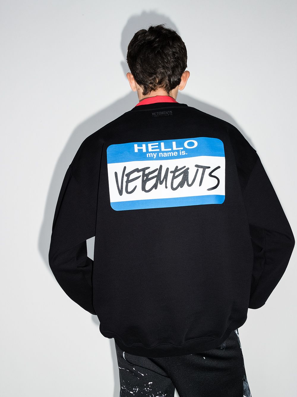 фото Vetements толстовка с принтом my name is