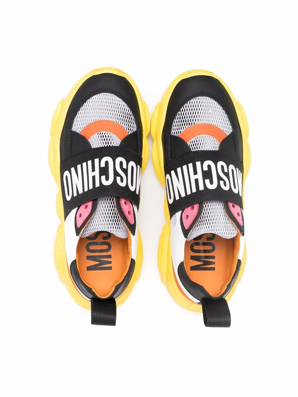 фото Moschino kids слипоны с логотипом