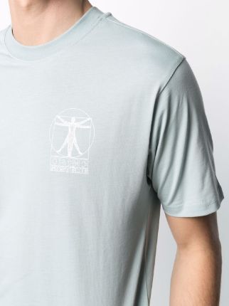 logo print T-shirt展示图