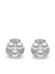 Image 1 of Yoko London 18kt white gold diamond Akoya pearl Sleek stud earrings
