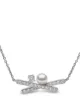 Image 1 of Yoko London 18kt white gold Sleek Akoya pearl diamond necklace