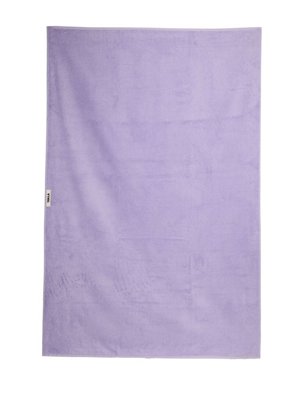фото Tekla полотенце из органического хлопка с нашивкой-логотипом