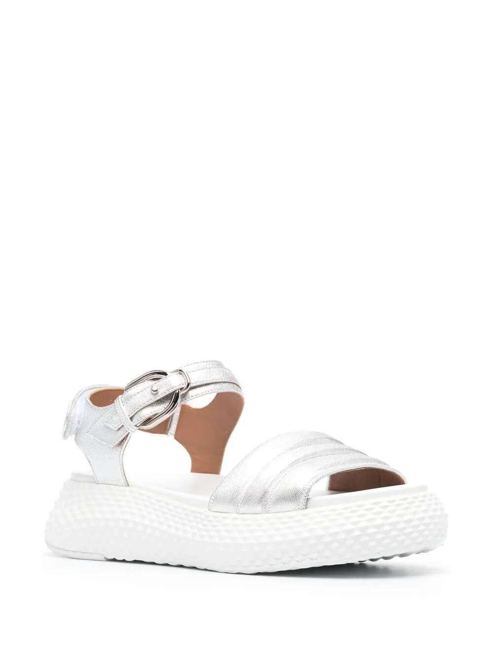 фото Emporio armani сандалии с пряжкой и открытым носком