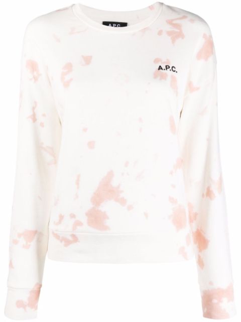 A.P.C. splatter-print sweatshirt Women