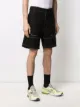 United Standard stretch-cotton contrast-stitch shorts