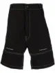 Image 1 of United Standard stretch-cotton contrast-stitch shorts