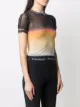 Ottolinger tie-dye logo-trim top