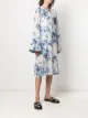 Giambattista Valli logo floral flared dress