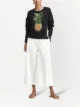 Image 2 of Oscar de la Renta pineapple-appliqué jumper