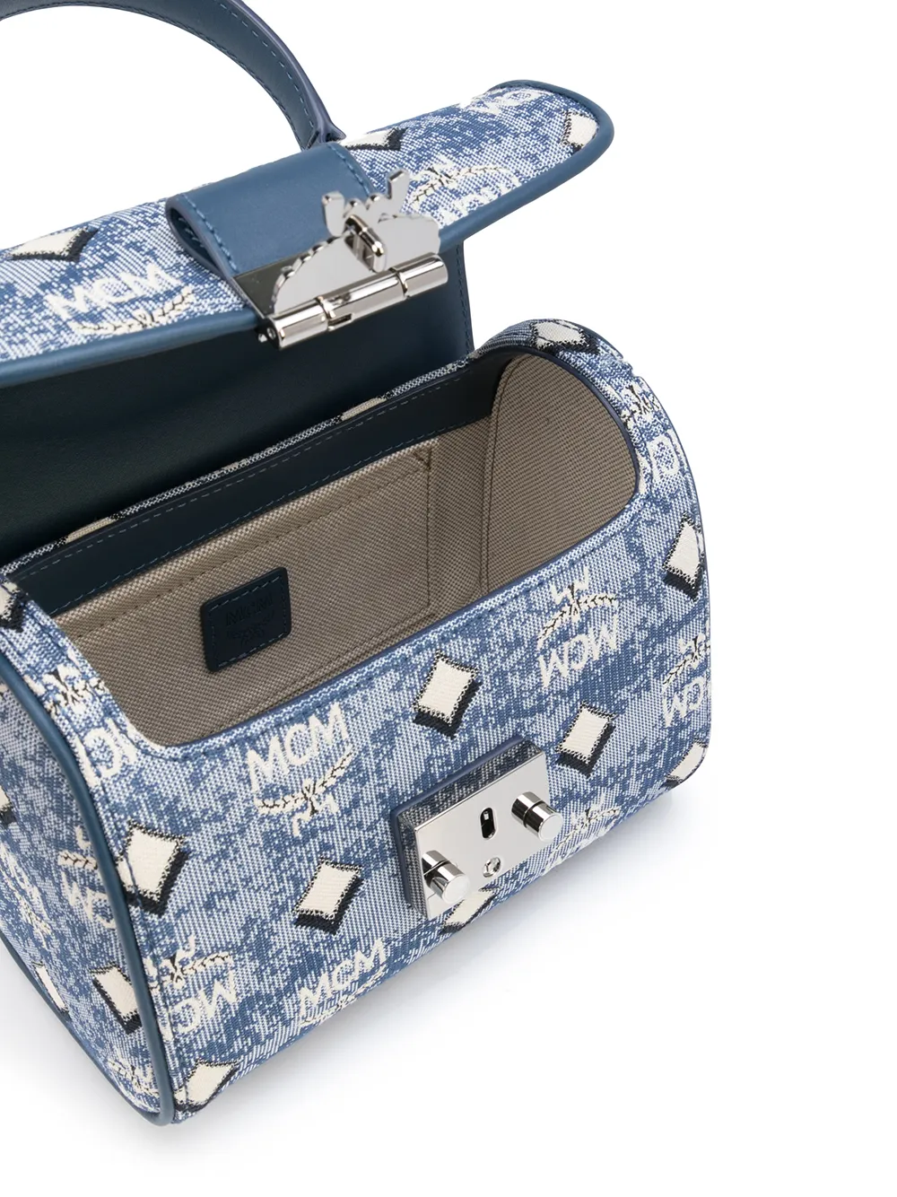 MCM small monogram-jacquard satchel bag | Image 5