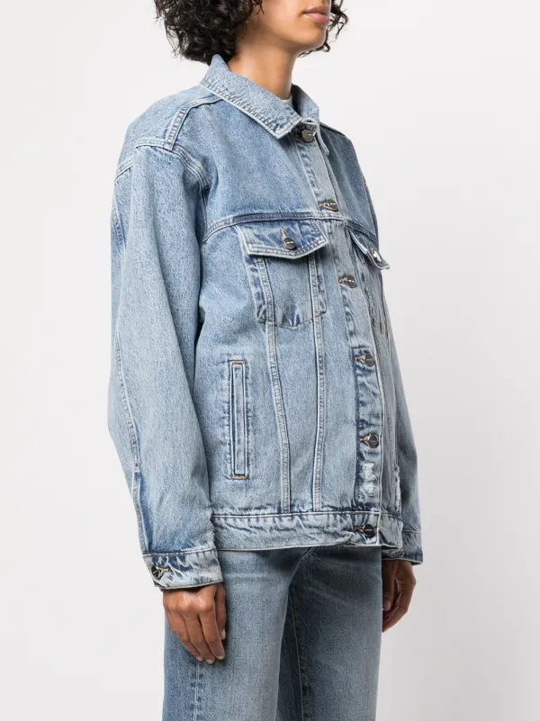 Veste en jean oversize Rory vintage blue