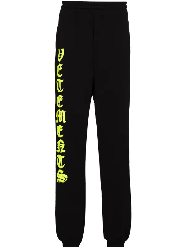 Farfetch Uomo Sport & Swimwear Abbigliamento sportivo Pantaloni sportivi Pantaloni sportivi con stampa Nero 