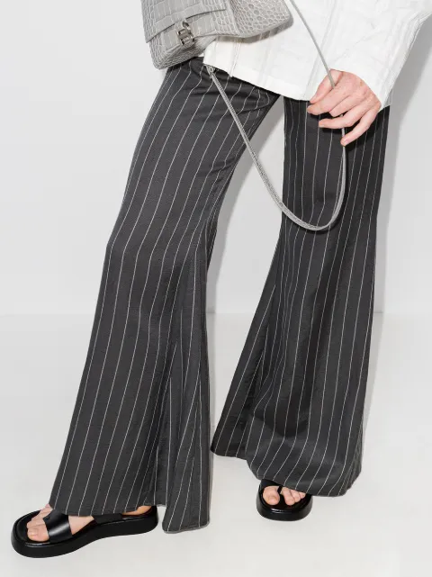 STAUD Fly Flatform Leather Sandals - Farfetch