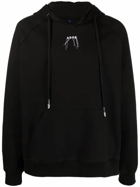 Ader Error logo-embroidered hoodie