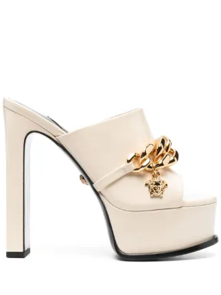 versace chain mules