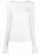 Image 1 of Erdem ruffled cuff ribbed-knit jumper