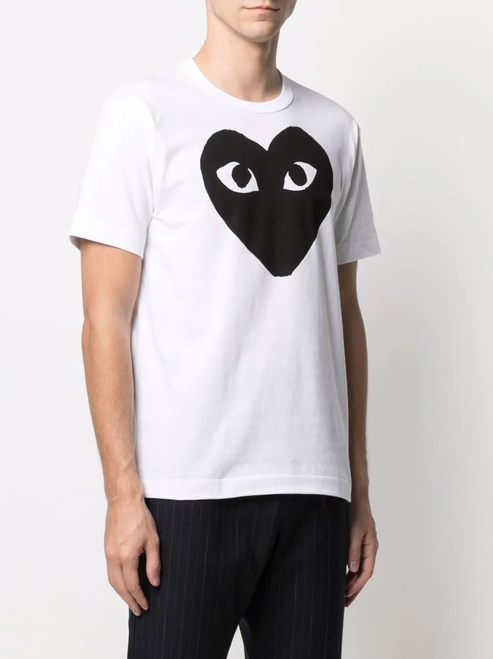 фото Comme des garçons play футболка с принтом
