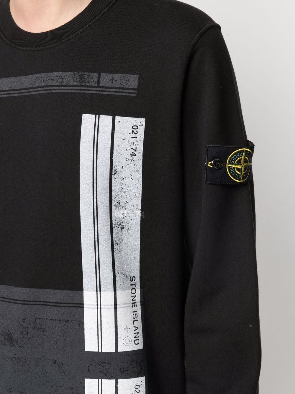 фото Stone island толстовка с нашивкой-логотипом