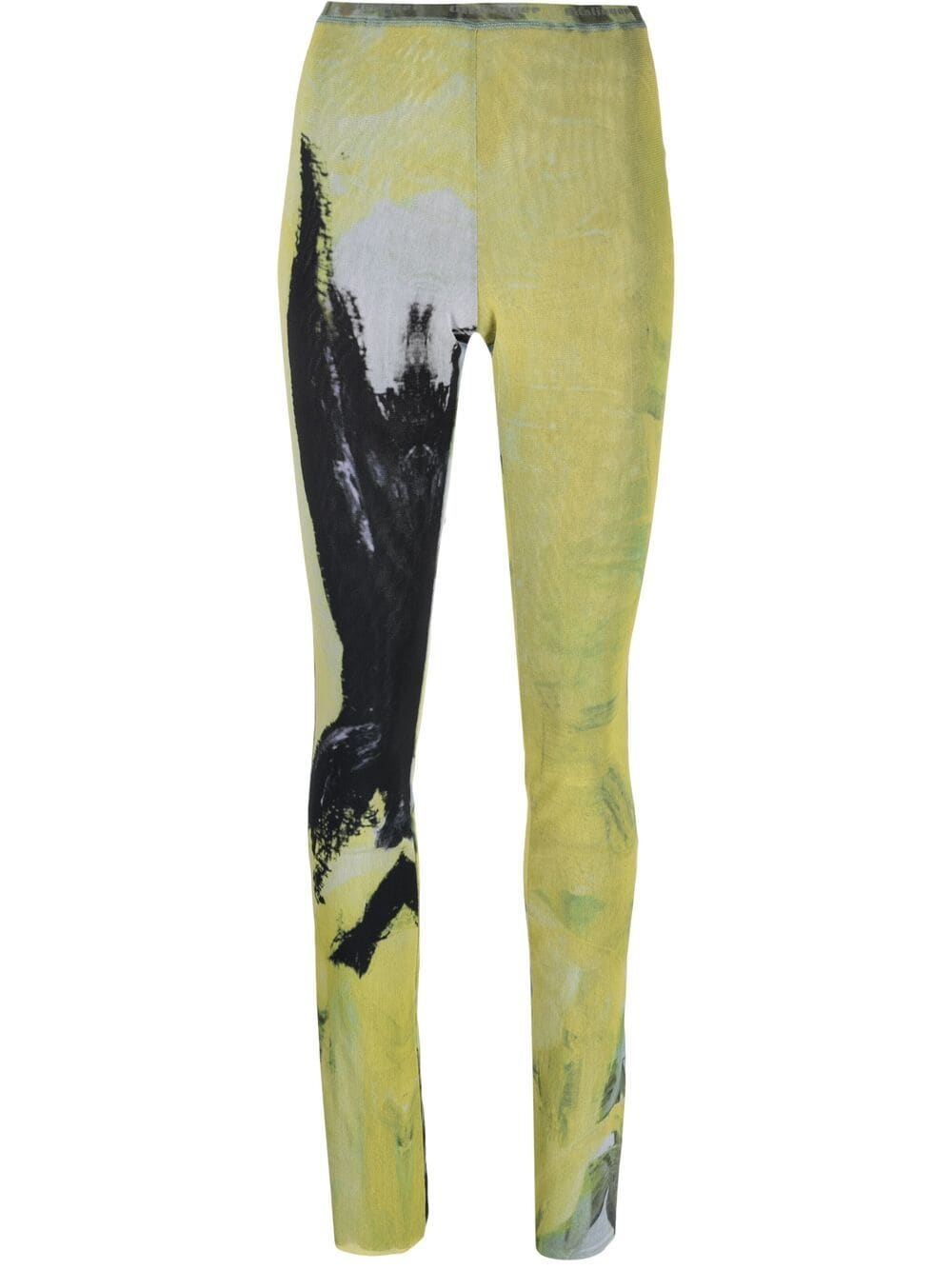 фото Ottolinger узкие брюки с абстрактным принтом