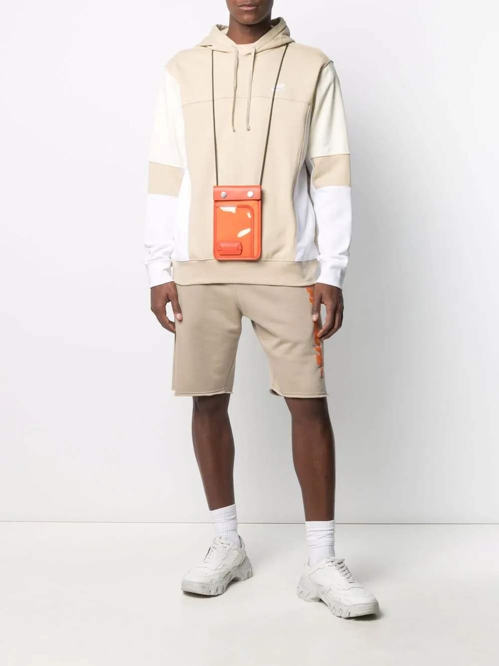фото Nike худи french terry в стиле колор-блок