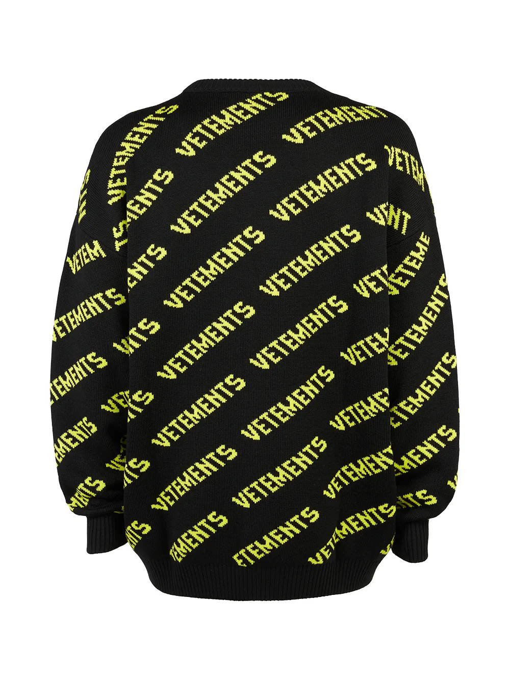 VETEMENTS Logo Crew Neck Jumper - Farfetch