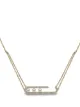 Image 1 of Yoko London 18kt yellow gold Sleek akoya pearl diamond necklace