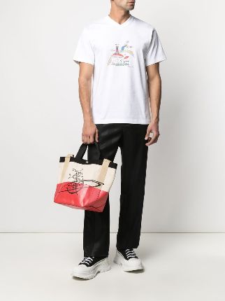 Worker colour-block tote展示图