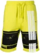 Image 1 of Stone Island Block One graphic-print shorts