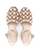 Ermanno Scervino Junior TEEN woven leather flat shoes