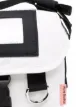 Acne Studios two-tone buckled messenger bag