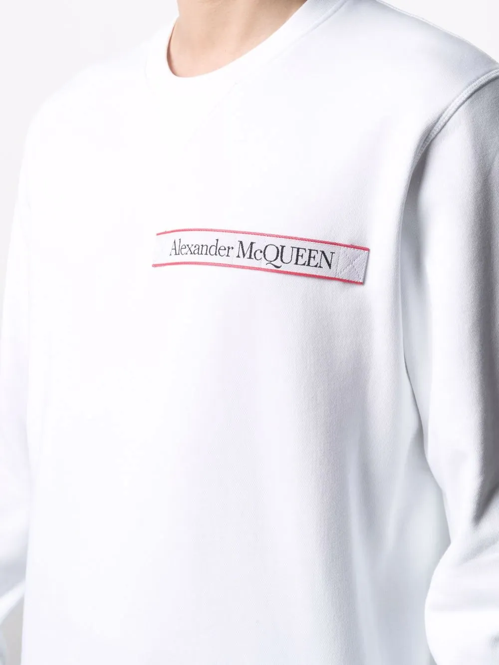 фото Alexander mcqueen толстовка с нашивкой-логотипом