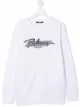 Image 1 of Balmain Kids TEEN logo-print cotton sweatshirt