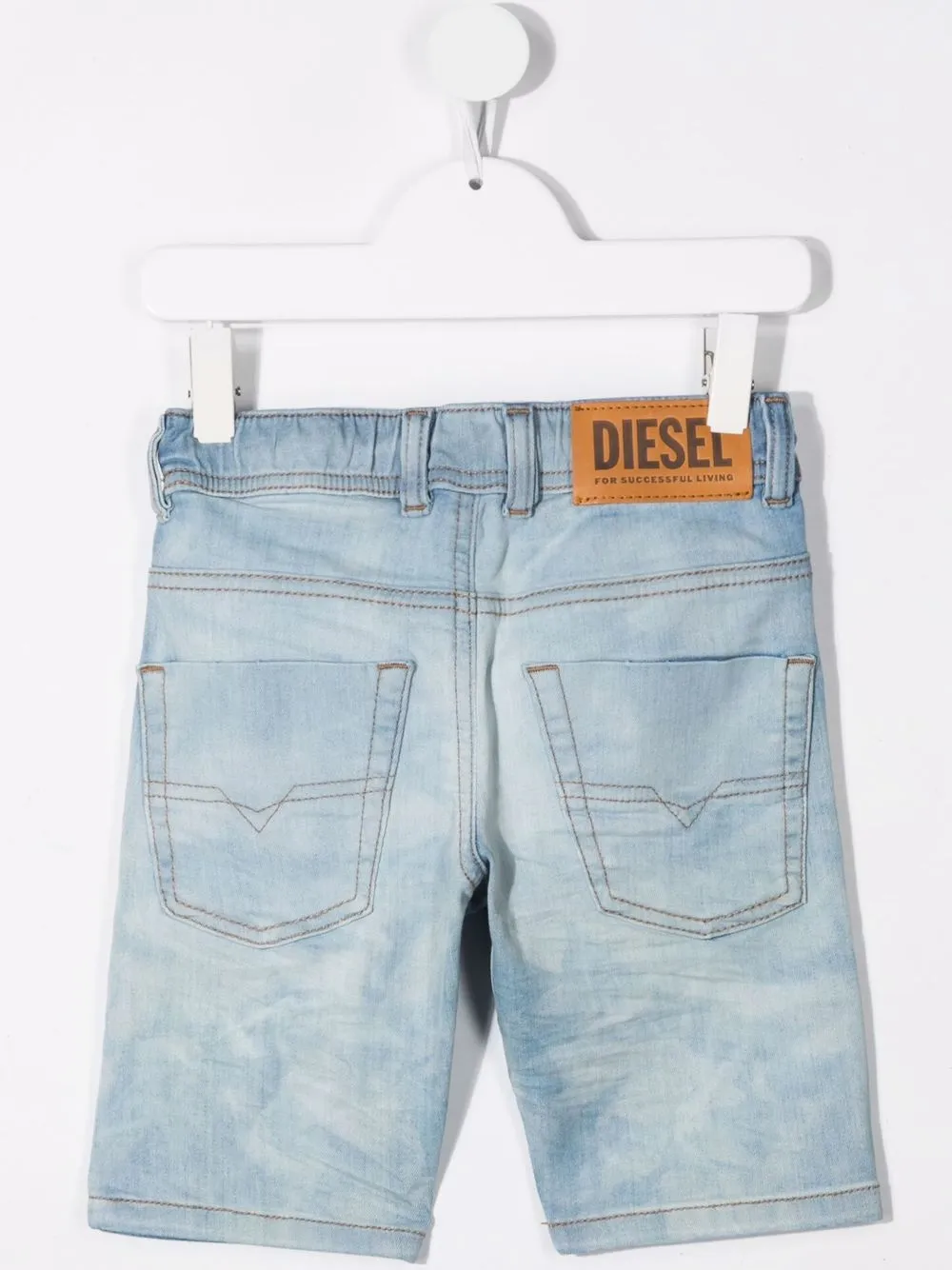 фото Diesel kids джинсовые шорты с кулиской