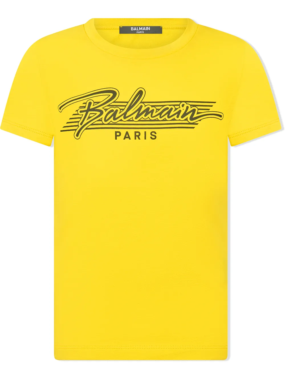 фото Balmain kids футболка с логотипом