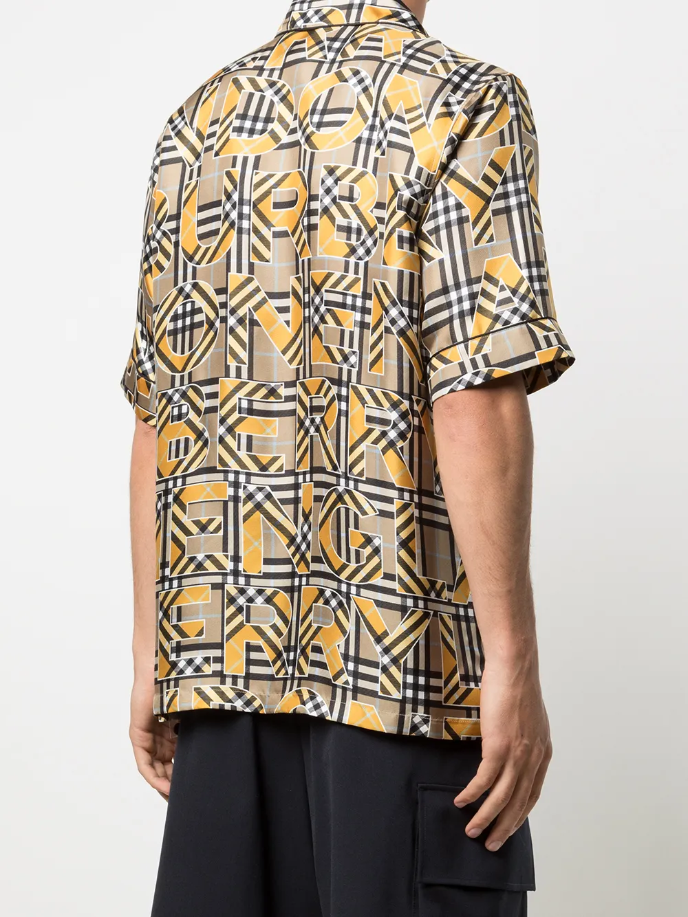 фото Burberry рубашка в клетку vintage check с логотипом
