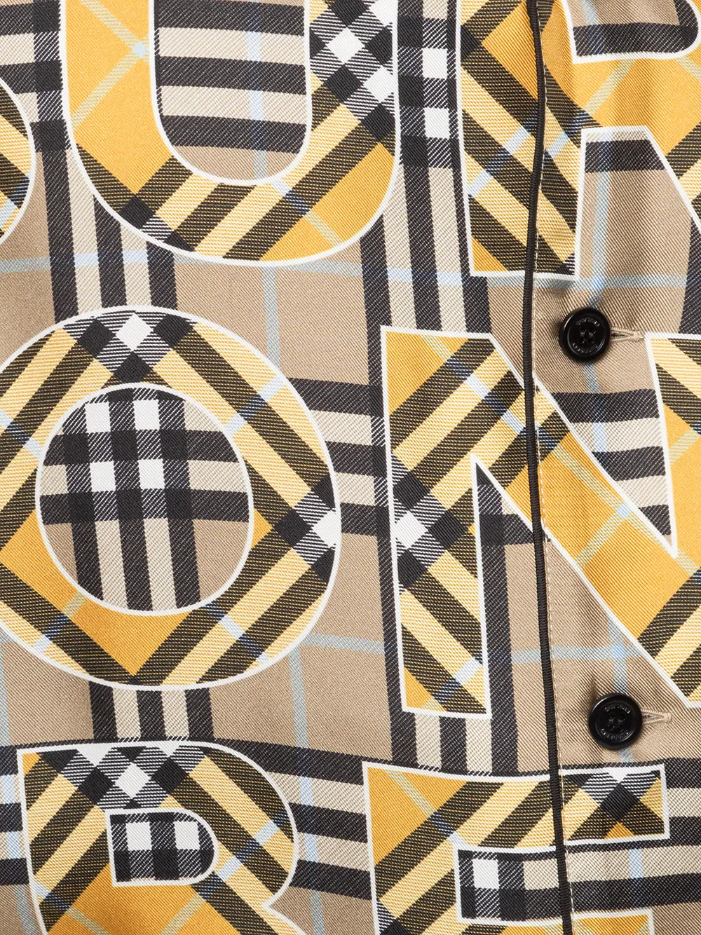 фото Burberry рубашка в клетку vintage check с логотипом
