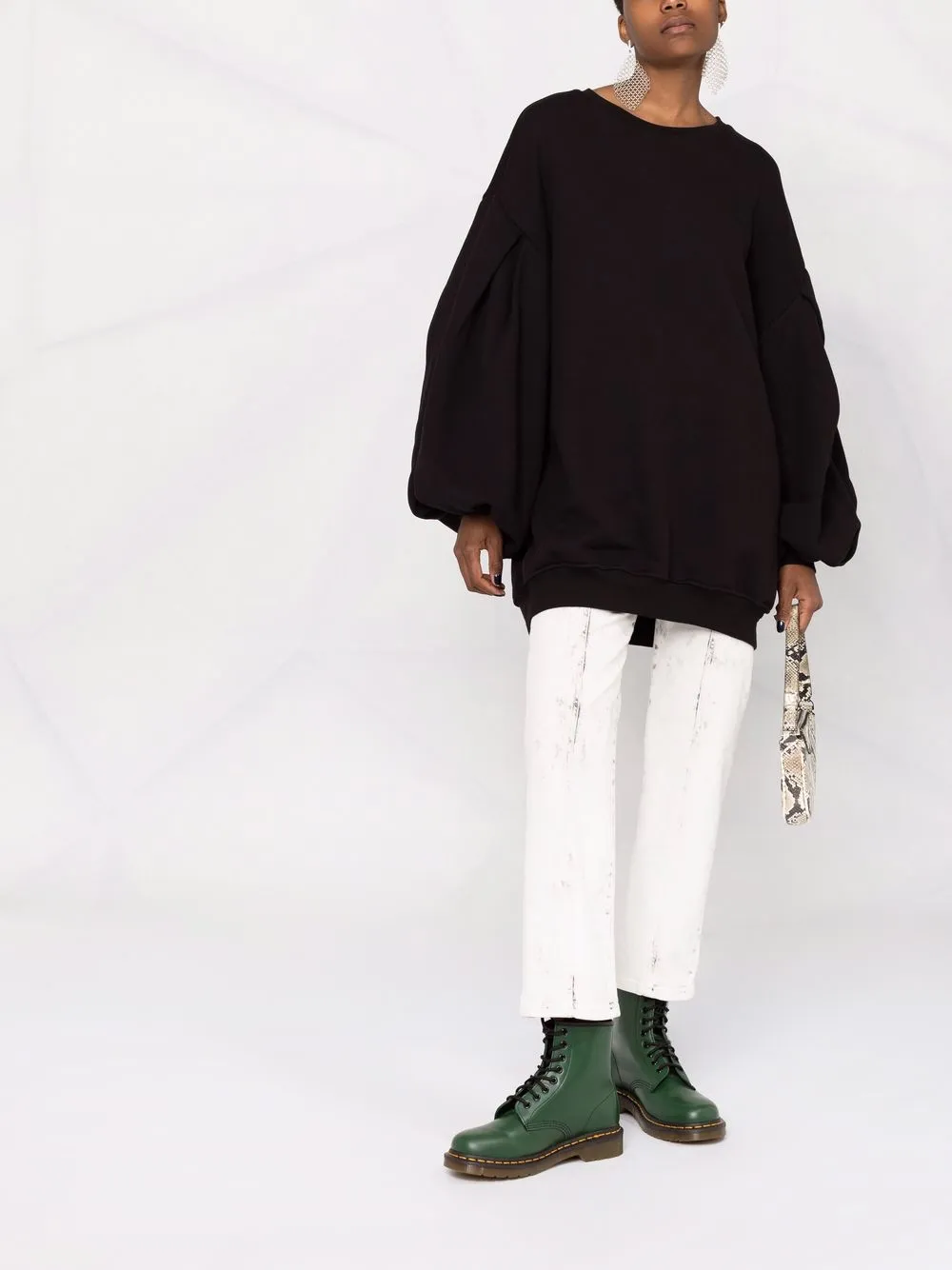 фото Made in tomboy толстовка kyla с объемными рукавами