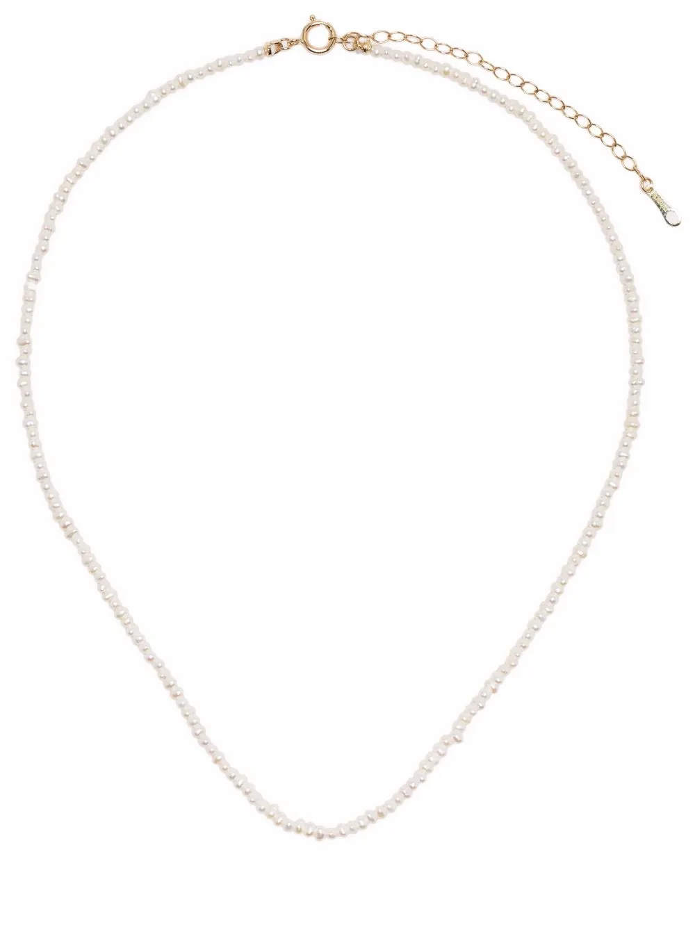 

Mizuki collar Dancing Pearl en oro amarillo de 14kt - Blanco