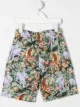 Image 2 of Kenzo Kids jungle-print swim shorts