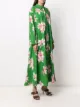 Valentino Langes Kleid mit Lilien-Print