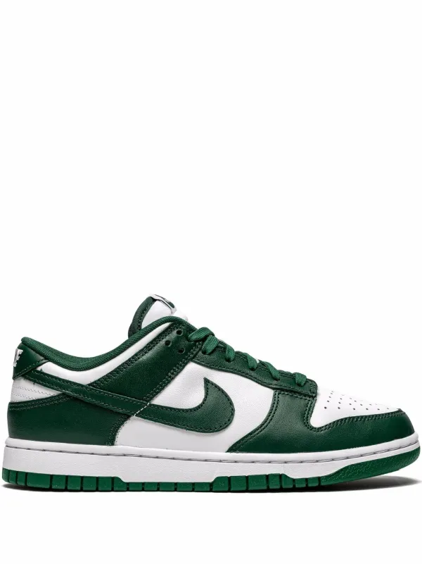 low dunks green