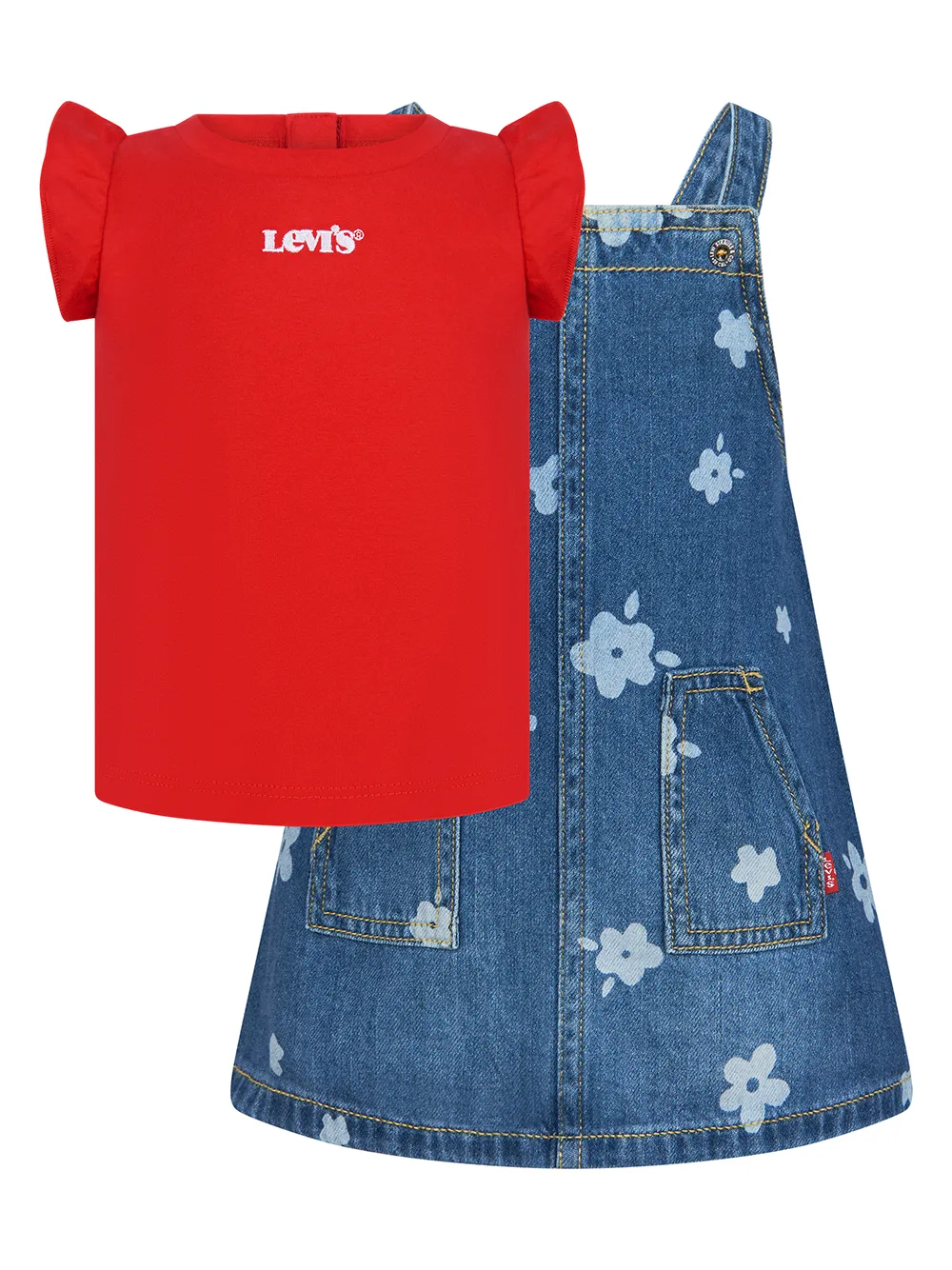 фото Levi's kids комплект из футболки и сарафана