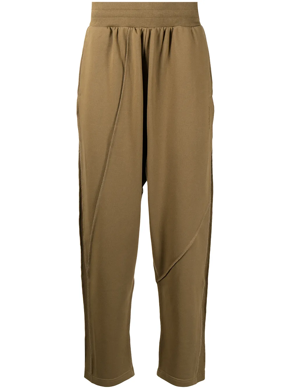 A-COLD-WALL* raw-seam track pants - Brown