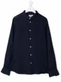 MC2 Saint Barth Kids TEEN Agnes linen shirt - Blue