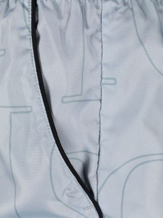 logo drawstring swim shorts展示图