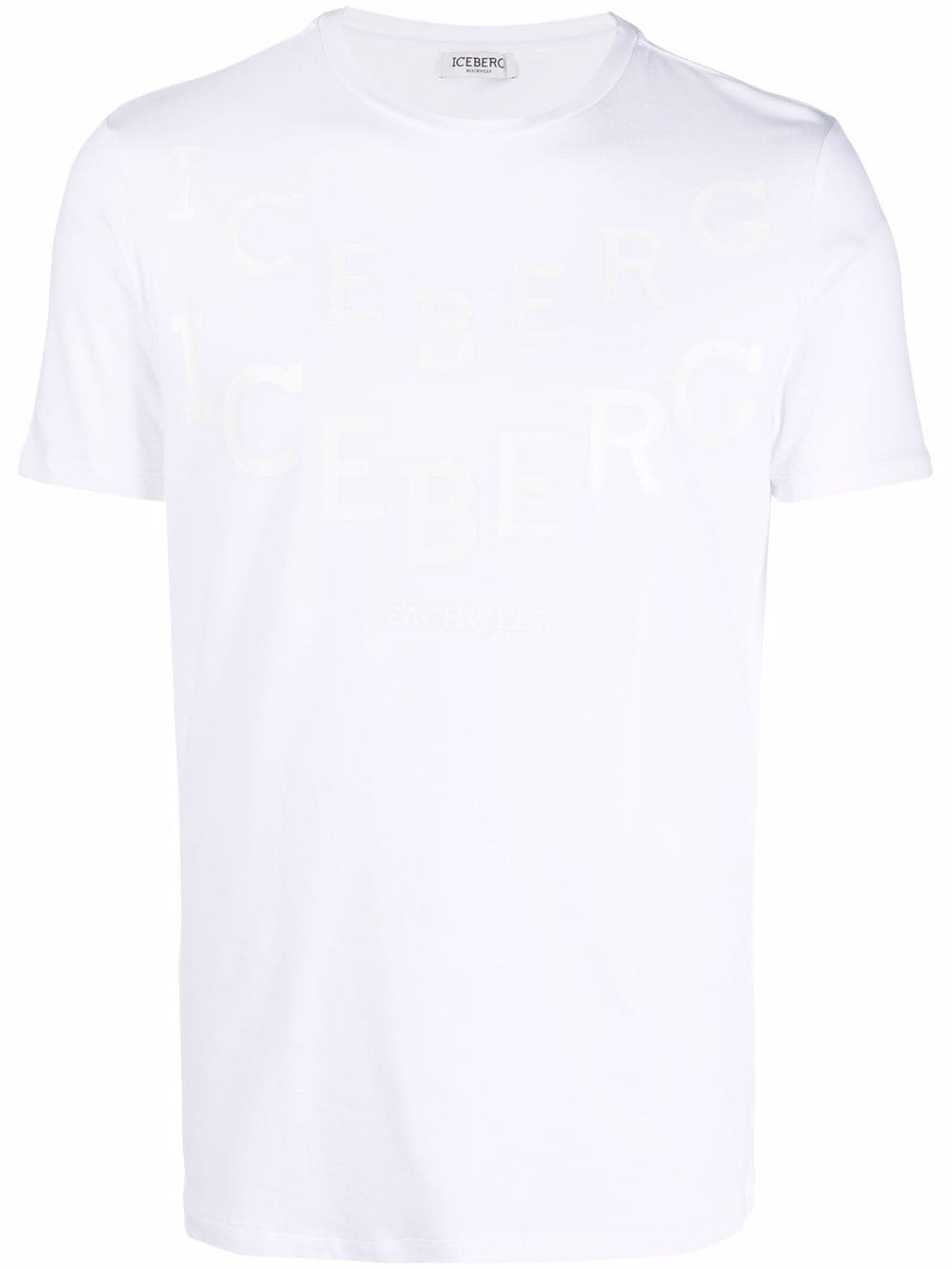 Iceberg Logo Crew-neck T-shirt In White