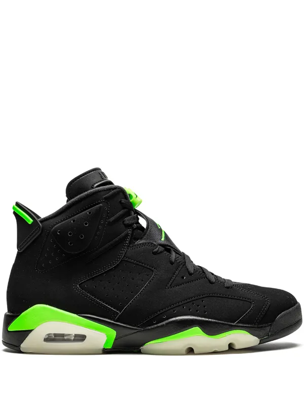 black and green air jordan 6