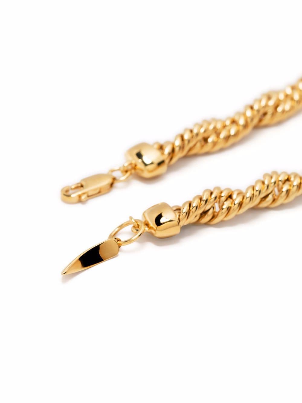 Shop Missoma Marina Double-chain Bracelet In Gold