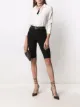 Image 2 of Saint Laurent logo-plaque knee-length shorts